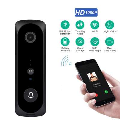 HD 1080P Smart Wireless Video Doorbell Camera Night Vision Intercom PIR IP Door Bell Home Security Camera Smart Doorbell Camera