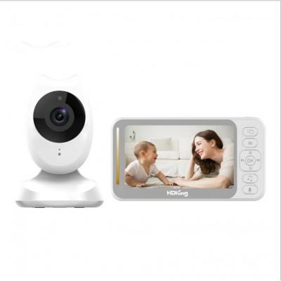 Wireless Video Baby Monitor Two-Way Talk, Night Vision,Voice Control, High Capacity Battery