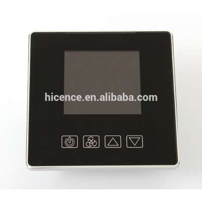 Super-thin Touch Switch Panel Glass Central Air-Conditioning LED Screen Thermostat