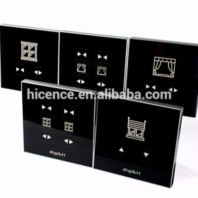 Modern 1 Gang and 2 Gang Window Curtain Touch Switch